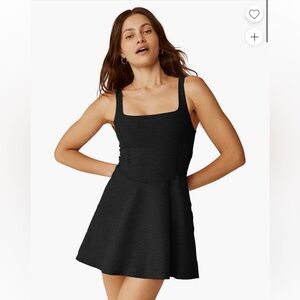 NWOT Beyond Yoga Spacedye Mini Dress Size Extra Small in Charcoal